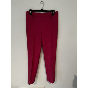 Lot Of 2 Talbots Women Pants Slacks Slimming Size 6 Red Pink